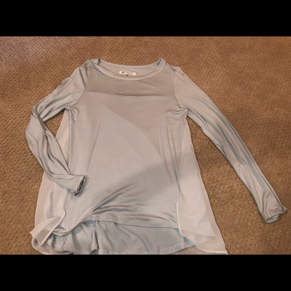 Light blue blouse